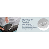 TEMPUR Classic Cotton Sheet Set Cool Gray