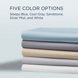 TEMPUR Classic Cotton Sheet Set Sleepy Blue