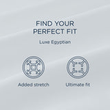 TEMPUR Luxe Egyptian Cotton Sheet Set Sandstone