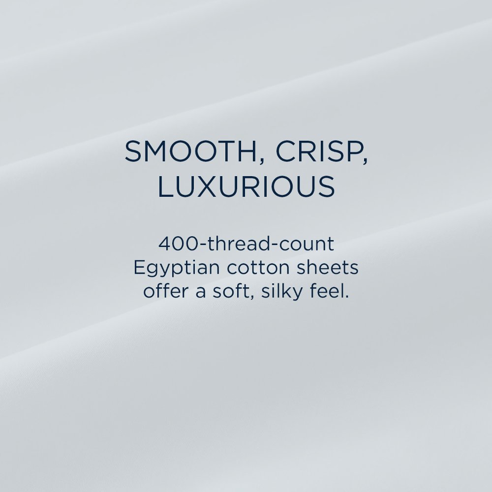 TEMPUR Luxe Egyptian Cotton Sheet Set White