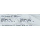 TEMPUR Luxe Egyptian Cotton Sheet Set White