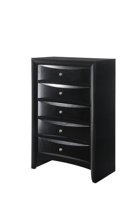 Crown Mark Furniture Emily Drawer Chest in Black image