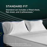 TEMPUR-Adapt Luxe Egyptian Cotton Sheets - White