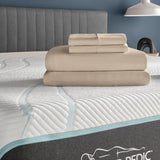 TEMPUR breeze cooling Sheet Set Sandstone