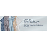 TEMPUR Rayon from Bamboo Sheet Set Vintage Indigo