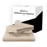 TEMPUR Luxe Egyptian Cotton Sheet Set Sandstone