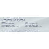 TEMPUR Classic Cotton Sheet Set White