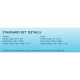Tempur-Pedic Breeze Pillowcase Set - Sleepy Blue