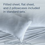 TEMPUR Rayon from Bamboo Sheet Set Sleepy Blue