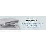 TEMPUR Luxe Egyptian Cotton Sheet Set White