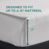 TEMPUR-Adapt Luxe Egyptian Cotton Sheets - White