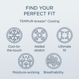 TEMPUR breeze cooling Sheet Set Sandstone