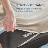 TEMPUR Rayon from Bamboo Sheet Set Sandstone