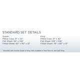 Tempur-Pedic ProPerformance Sheet Set- White