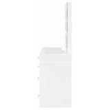 Regina Makeup Vanity Table with LED Mirror and Stool