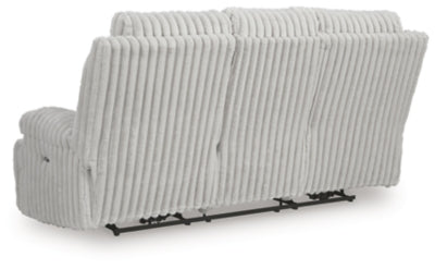 Rhines Falls Power Reclining Sofa with Drop Down Table - Furniture World