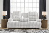 Rhines Falls Power Reclining Sofa with Drop Down Table