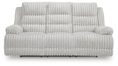 Rhines Falls Power Reclining Sofa with Drop Down Table - Furniture World