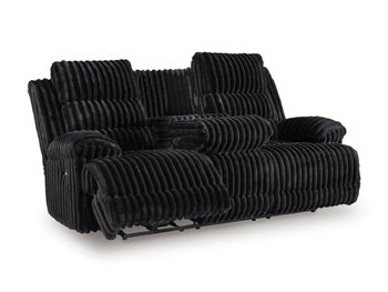 Rhine Falls Power Reclining Sofa with Drop Down Table - Furniture World