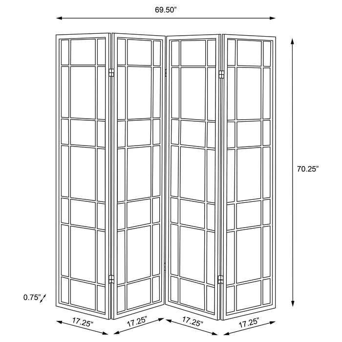 Catabella Four-Panel Room Divider - Furniture World