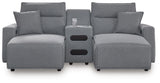 Modmax II Power Reclining Sectional with Chaise and Audio Console