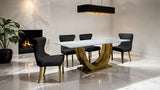Portanova Gold Chair (2/CTN)