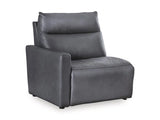 ModZ Power Reclining Sectional Loveseat with Audio Console