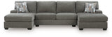 Clarington Sleeper Sectional with Double Chaise - Furniture World