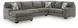 Clarington Sectional with Chaise - Furniture World