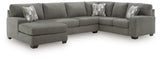 Clarington Sleeper Sectional with Chaise - Furniture World
