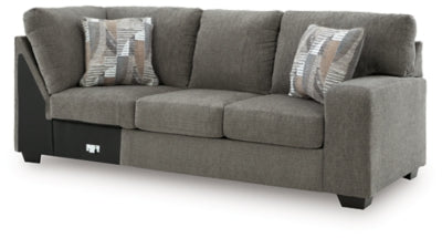 Clarington Sectional with Chaise - Furniture World