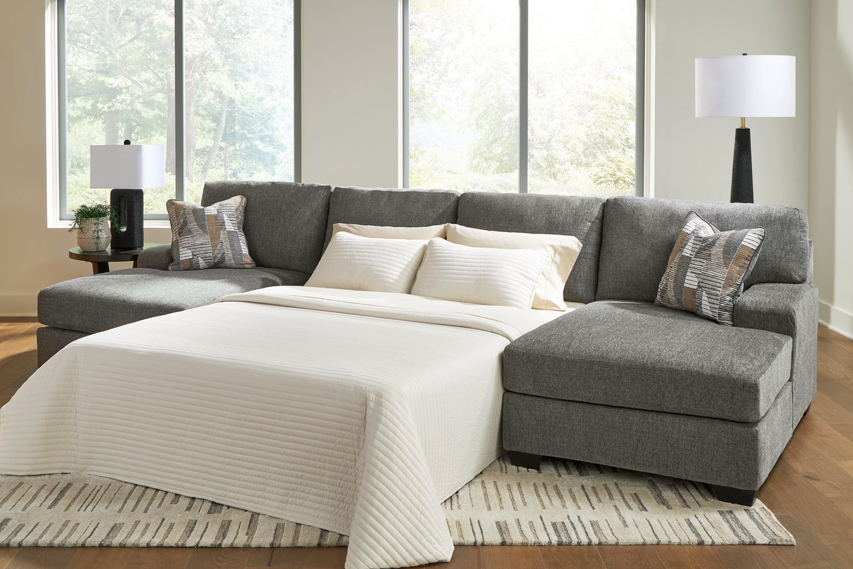 Clarington Sleeper Sectional with Double Chaise - Furniture World