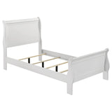 Louis Philippe Sleigh Panel Bed