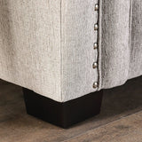 BELSIZE Loveseat Grey, Beige, & Choclate