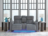 Studio Cave Power Reclining Loveseat with Console