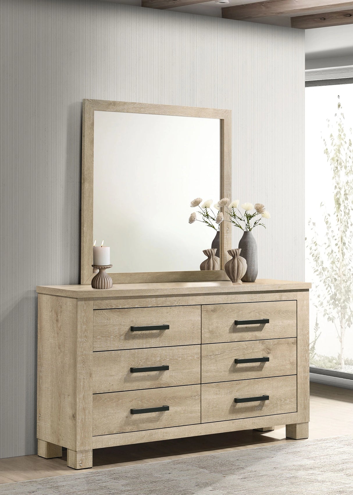 Oakglen Dresser with Mirror
