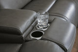 5Z - Pittson Power Reclining Sectional Loveseat with Console