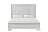 Stella Mia E.King & Queen Bed White & White