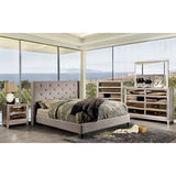 Anabelle E.King Bed Purple & Natural