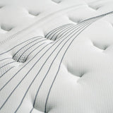 AFTON White/Gray 12" Euro Box Pocket Coil, Cal.King, E king, Full, & Queen