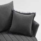 Hoople Channel Tufted Swivel Chair