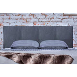 Winn Park Cal.King, E.King, Twin, & Full Bed Chrome, Gray, Brown, & Chrome