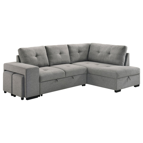 Roanne Pull-Out Sleeper Sectional Sofa - Furniture World