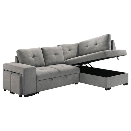 Roanne Pull-Out Sleeper Sectional Sofa - Furniture World