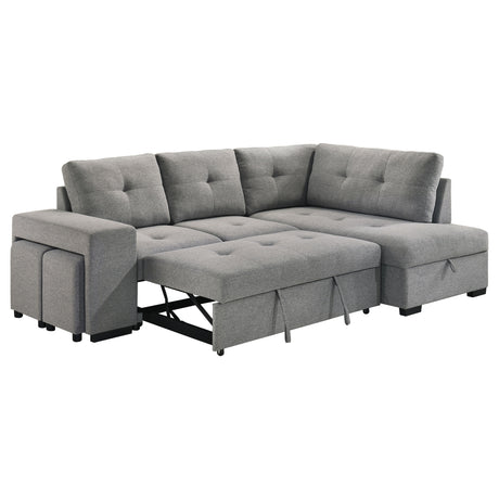 Roanne Pull-Out Sleeper Sectional Sofa - Furniture World