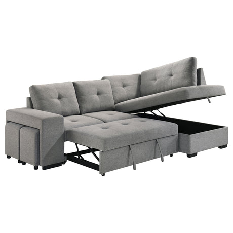Roanne Pull-Out Sleeper Sectional Sofa - Furniture World