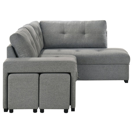 Roanne Pull-Out Sleeper Sectional Sofa - Furniture World