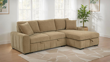 Pastrana Pull-Out Sleeper Sectional Sofa - Furniture World