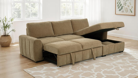 Pastrana Pull-Out Sleeper Sectional Sofa - Furniture World