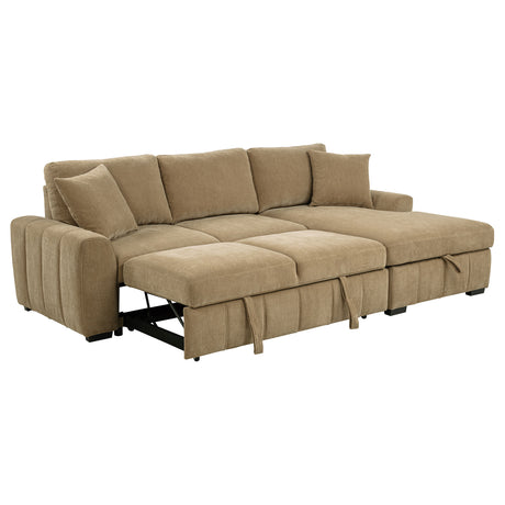 Pastrana Pull-Out Sleeper Sectional Sofa - Furniture World